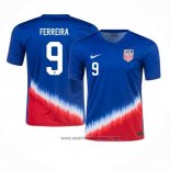 Camiseta Estados Unidos Jugador Ferreira 2ª Equipacion del 2024