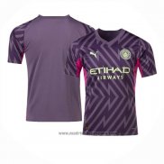 Camiseta Manchester City Portero 2023-2024 Purpura