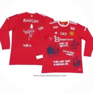 Camiseta Manchester United CR7 Manga Larga 2021-2022