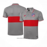 Camiseta Polo del Atletico Madrid 2020-2021 Gris
