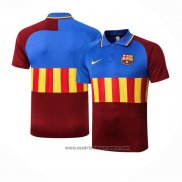 Camiseta Polo del Barcelona 2020-2021 Azul y Marron