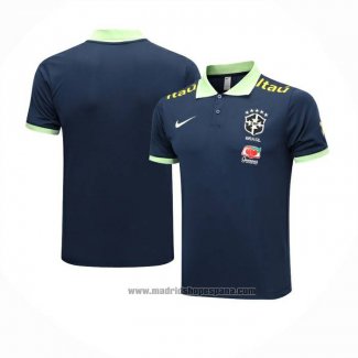 Camiseta Polo del Brasil 2023-2024 Azul