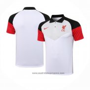 Camiseta Polo del Liverpool 2021-2022 Blanco