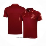 Camiseta Polo del Manchester United 202023-2024 Rojo