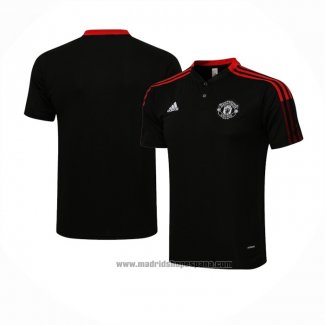 Camiseta Polo del Manchester United 2021-2022 Negro