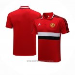 Camiseta Polo del Manchester United 2021-2022 Rojo