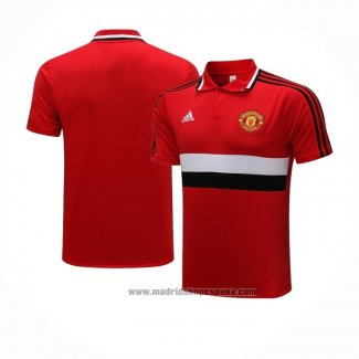 Camiseta Polo del Manchester United 2021-2022 Rojo