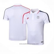 Camiseta Polo del Paris Saint-Germain 2020-2021 Blanco