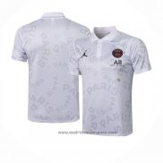 Camiseta Polo del Paris Saint-Germain 2021-2022 Blanco