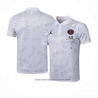 Camiseta Polo del Paris Saint-Germain 2021-2022 Blanco