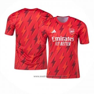 Camiseta Pre Partido del Arsenal 2023 Rojo