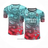 Camiseta de Entrenamiento Real Madrid Dragon 2024-2025 Verde y Rojo