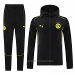 Chandal con Capucha del Borussia Dortmund 2024 Negro