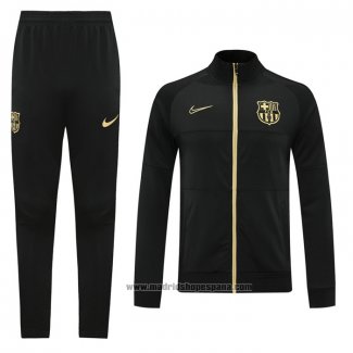 Chandal de Chaqueta del Barcelona 2020-2021 Negro