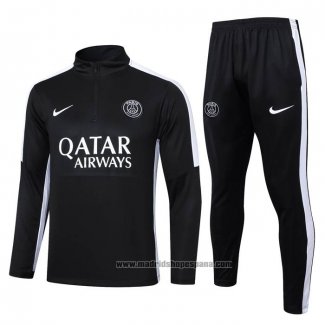 Chandal de Sudadera del Paris Saint-Germain 202023-2024 Negro