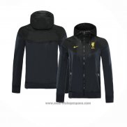 Chaqueta con Capucha del Liverpool 2020-2021 Negro