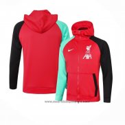 Chaqueta con Capucha del Liverpool 2020-2021 Rojo