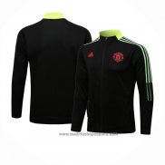 Chaqueta del Manchester United 2021-2022 Negro y Amarillo