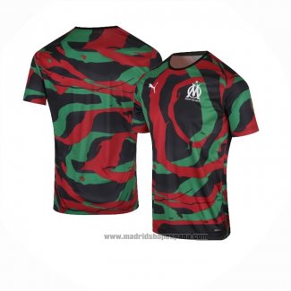 Tailandia Camiseta Olympique Marsella OM Africa 2021 Negro Verde Rojo