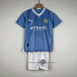 Camiseta Manchester City 1ª Equipacion del Nino 2023-2024