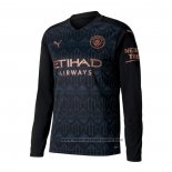 Camiseta 2ª Equipacion del Manchester City Manga Larga 2020-2021