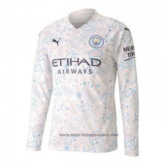 Camiseta 3ª Equipacion del Manchester City Manga Larga 2020-2021