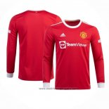 Camiseta Manchester United 1ª Equipacion del Manga Larga 2021-2022