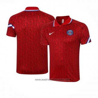 Camiseta Polo del Paris Saint-Germain 2020-2021 Rojo