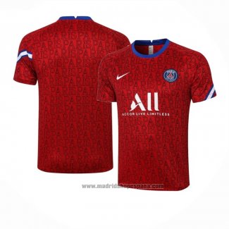 Camiseta de Entrenamiento Paris Saint-Germain 2020-2021 Rojo