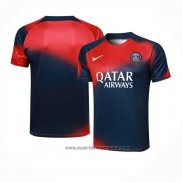 Camiseta de Entrenamiento Paris Saint-Germain 2023-2024 Rojo y Azul