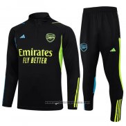 Chandal de Sudadera del Arsenal 202023-2024 Negro