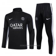 Chandal de Sudadera del Paris Saint-Germain Nino 202023-2024 Negro