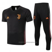 Chandal del Juventus Manga Corta 2020-2021 Negro