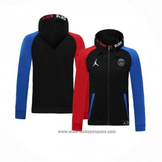 Chaqueta con Capucha del Paris Saint-Germain 2020-2021 Azul y Rojo