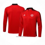 Chaqueta del Manchester United 2021-2022 Rojo y Negro