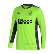 Camiseta Ajax Portero Manga Larga 2020-2021 Verde