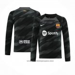 Camiseta Barcelona Portero Manga Larga 2023-2024 Negro