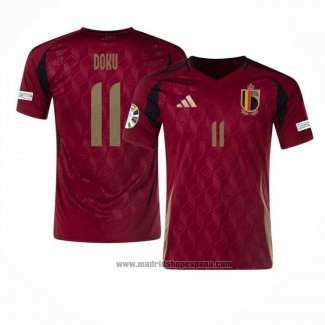 Camiseta Belgica Jugador Doku 1ª Equipacion del 2024