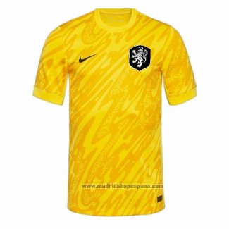 Camiseta Paises Bajos Portero 2ª Equipacion del 2024