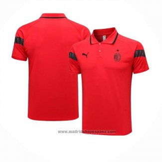 Camiseta Polo del AC Milan 2023-2024 Rojo