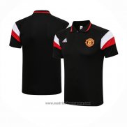 Camiseta Polo del Manchester United 2021-2022 Negro