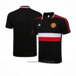 Camiseta Polo del Manchester United 2021-2022 Negro