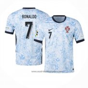 Camiseta Portugal Jugador Ronaldo 2ª Equipacion del 2024