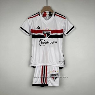 Camiseta Sao Paulo 1ª Equipacion del Nino 2023