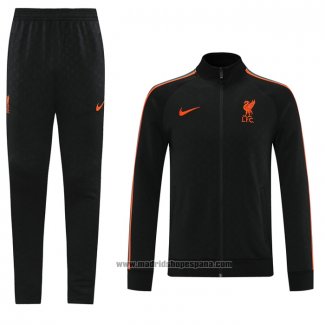 Chandal de Chaqueta del Liverpool 2021-2022 Negro