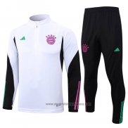 Chandal de Sudadera del Bayern Munich 2023-2024 Blanco