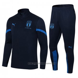 Chandal de Sudadera del Italia 2021-2022 Azul