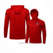 Chaqueta con Capucha del Atletico Madrid 2021-2022 Rojo