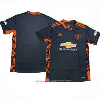 Tailandia Camiseta Manchester United Portero 2020-2021 Negro