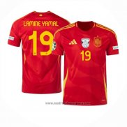 Camiseta Espana Jugador Lamine Yamal 1ª Equipacion del 2024